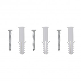 Wall Mirror Set of 2 Clear Glass 23.6x15.7 in Mirror