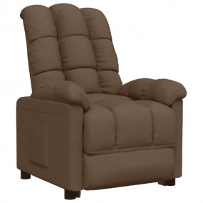 Recliner Brown 100% polyester fabric, plywood, iron Sta...