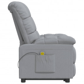 Massage Chair Light grey Fabric (100% polyester) Standa...