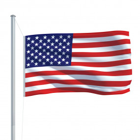 US Flag Red, White, Blue 68D Fabric (100% polyester), a...