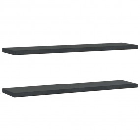 Wall Shelf Black Stainless steel with black finish Wall...