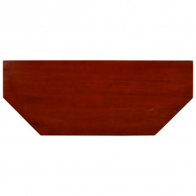 TV Cabinet Classical Brown Solid Mahogany Wood