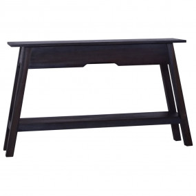 Console Table Light Black Coffee Solid mahogany wood Me...