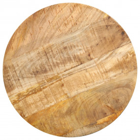 Coffee Table Natural and black Solid mango wood, powder...