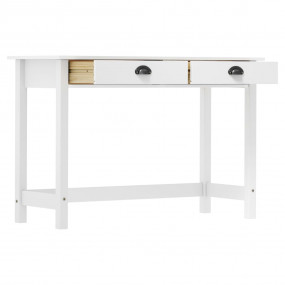 Console Table White Solid pine wood Compact Rectangular
