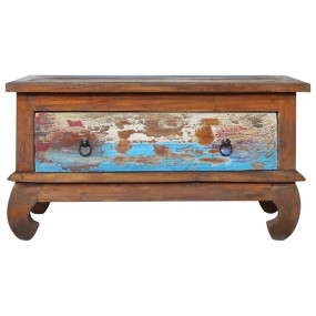 Coffee Table Multicolor Reclaimed teak wood