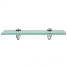 Floating Shelf Set of 2 Clear Tempered safety glass and...