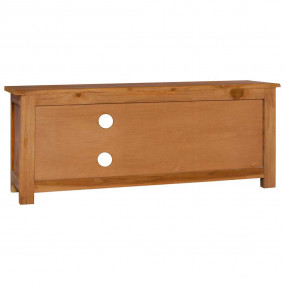 TV Cabinet Natural Teak Solid Teak Wood Medium