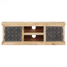 TV Cabinet Natural brown and black