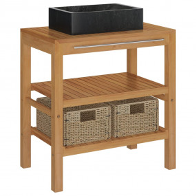 Vanity Cabinet With Sink Black, Brown