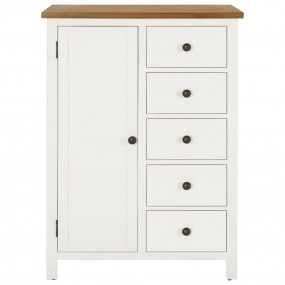 Wardrobe Oak and White