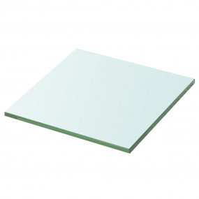 Glass Panel Set of 2 Clear Tempered Glass 11.8x11.8 in
