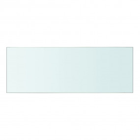 Glass Panel Set of 2 Clear Tempered Glass 15.7 x 4.7 in