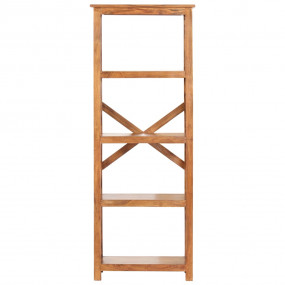 Bookshelf Honey Finish Solid acacia wood Medium Bookshe...