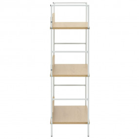 Shelf Cabinet Oak and White Engineered wood Medium Stor...