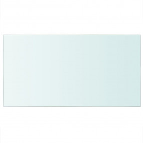 Glass Panel Set of 2 Clear Tempered glass 15.7 x 9.8 in