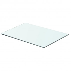 Glass Panel Set of 2 Clear Tempered glass 19.7 x 11.8 i...