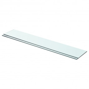 Glass Panel Set of 2 Clear Tempered glass 27.6 in x 4.7...