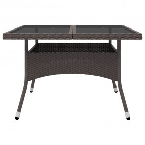 Dining Set Brown and cream
