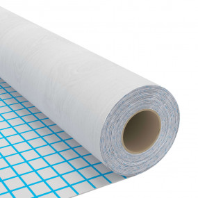 Door Film Set of 4 White wood PVC 82.7x35.4 in per roll