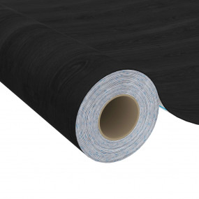 Furniture Film Set of 2 Dark Wood PVC 197 in x 35.4 in