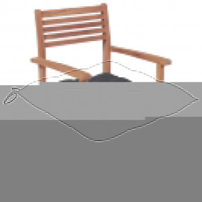 Garden Chair Set of 4 Teak Stackable Garden Chairs