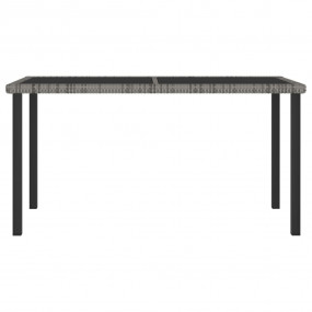 Dining Set Grey and black, grey cushions