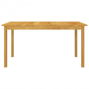 Dining Set Grey Solid acacia wood Medium Durable