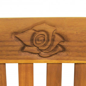 Garden Bench Wood Solid acacia wood, polyester Large Du...