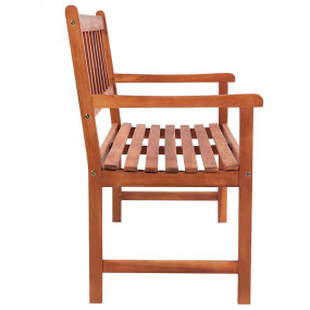 Garden Bench Natural wood and Anthracite