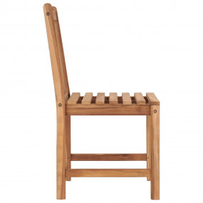 Patio Chair Set of 8 Brown