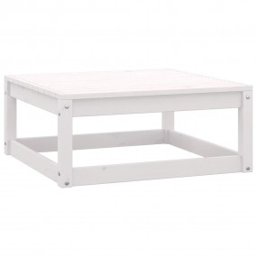 Garden Lounge Set White, Anthracite Solid Pinewood, 100...