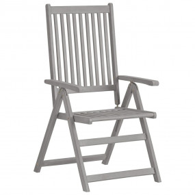 Garden Chair Set of 8 Grey