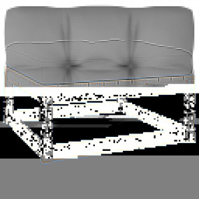 Garden Lounge Set Grey, Pinewood