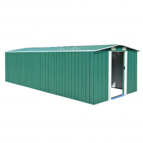 Garden Shed Green Galvanized Steel Large Garden Shed