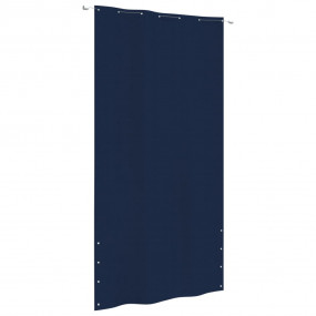 Balcony Screen Blue Oxford fabric (100% polyester) 55.1...