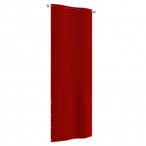 Balcony Screen Red Oxford fabric (100% polyester) 31.5 ...