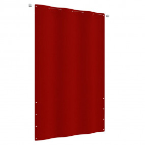 Balcony Screen Red Oxford fabric (100% polyester) 55.1 ...
