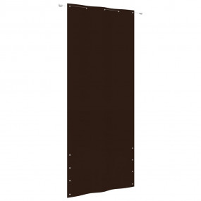 Balcony Screen Brown Oxford fabric (100% polyester) 39....
