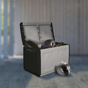 Garden Storage Box Dark grey and black 100% Polypropyle...
