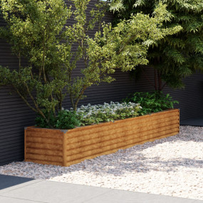 Garden Raised Bed Rusty Corten Steel Large Durable