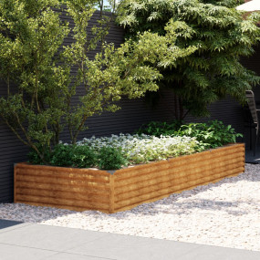 Garden Raised Bed Rusty Corten steel Large Durable
