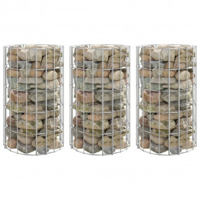 Gabion Raised Bed Silver Galvanized steel Medium Durabl...