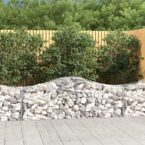 Gabion Basket Silver Galvanized iron Large Durable