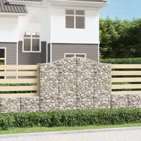 Gabion Basket Silver Galvanized Iron Large Decorative I...