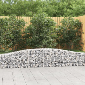 Gabion Basket Silver Galvanized iron Large Durable