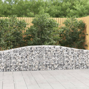 Gabion Basket Silver Galvanized Iron Large Decorative I...