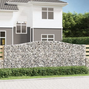 Gabion Basket Silver Galvanized Iron Large Durable