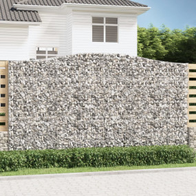Gabion Basket Silver Galvanized Iron Large Durable