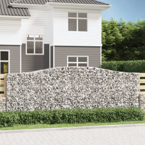 Gabion Basket Silver Galvanized iron Large Durable